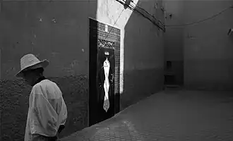 Dans les rues de Marrakech.