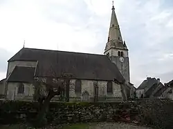 L’église Saint-Aignan (côté nord).