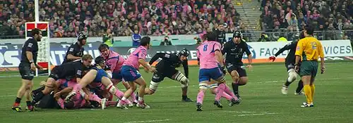 Le Stade au Stade de France, contre le Stade français (janvier 2007);