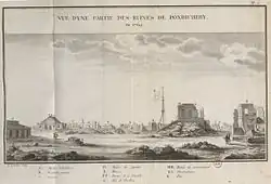 Pondichéry est ravagée de fond en comble par les Anglais après sa reddition en 1761. Elle va mettre des dizaines d'années à s'en remettre.