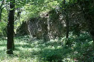 Ruines de l'abbaye féminine de Prébayon