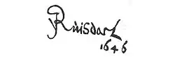 signature de Jacob van Ruisdael