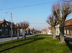 Photographie montrant la rue Pierre-Curie à Rumilly