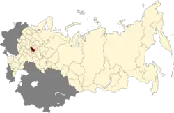 Description de l'image Russian SFSR - Arzamas Oblast (1956.07.16).png.