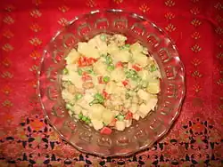 Macédoine de légumes.