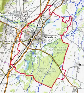 Carte topographique.