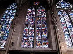 Les vitraux du chœur de Saint-Georges.