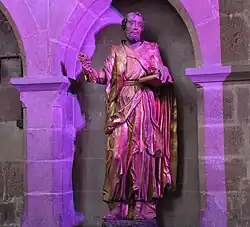 Statue de saint Pierre (XVIIIe&nbsp;siècle).