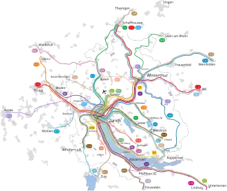 Image illustrative de l’article Réseau express régional zurichois