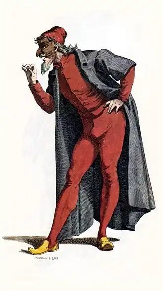 Pantalone (1550).Pantalon