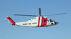 Recherche et sauvetage en Suède.