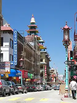 Vue du quartier chinois de San Francisco