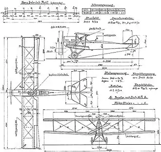 vue en plan de l’avion