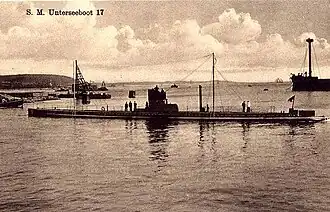 illustration de Unterseeboot 17 (1912)