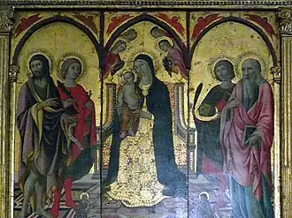 Panneau central du polyptyque de Sano di Pietro.