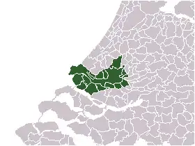 Localisation de Région urbaine de Rotterdam