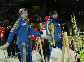 Vue aérienne de la station.