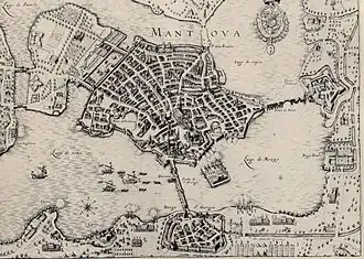 Description de l'image Sacco di mantova nel 1630.JPG.