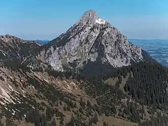 Le Säuling vu de l'ouest