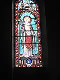 Vitrail de sainte Eugénie.