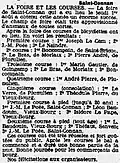 La foire de Saint-Connan du 1er août 1912 (journal L'Ouest-Éclair du 3 août 1912).