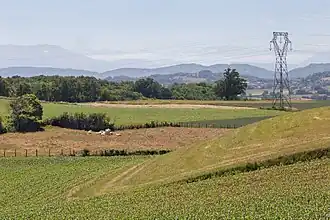 Vers Saint-Didier-de-Bizonnes, dans l'ouest.