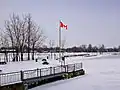 La tête du canal de Chambly, dans le centre-ville