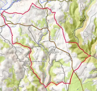 Carte topographique.