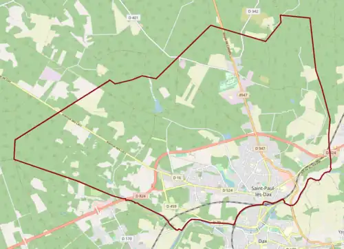 Carte OpenStreetMap.