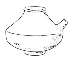 Petit vase de type "biberon".Hauteur 8&nbsp;cm