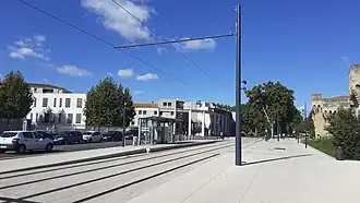 La station-terminus Saint-Roch - Université des Métiers.
