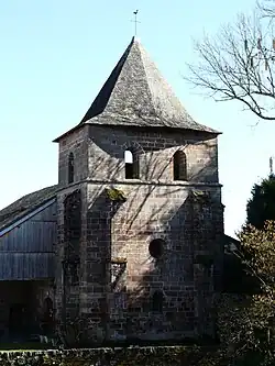 Le clocher de l'église.