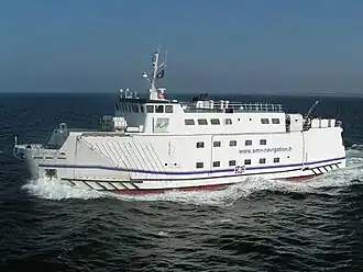 Le Saint Tudy vu sur bâbord