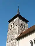 Clocher de l'église romane