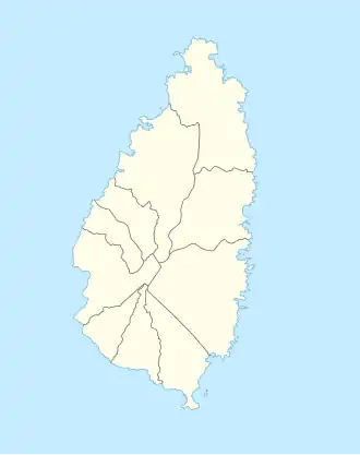 Voir sur la carte administrative de Sainte-Lucie