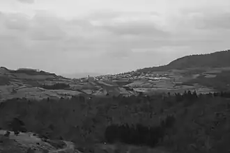 Vue depuis le village de Randol.