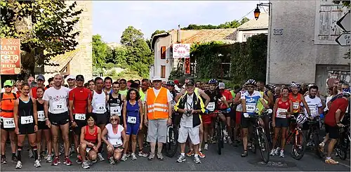 Départ de Saissac en 2011.