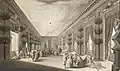 Salle des festins au palais des états à Dijon en 1784