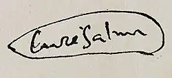 signature d'André Salmon