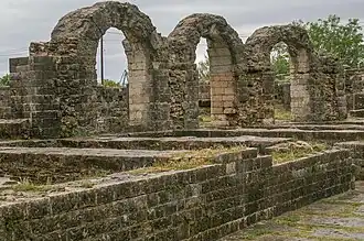 Détail des arcatures.