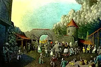 Italiana, air de saltarelle.