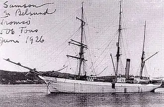 Carte postale représentant le Samson