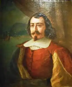 Portrait de Samuel de Champlain.