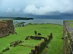 Estuaire du rio Chagres vu du fort