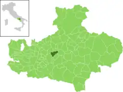 Localisation de San Mango sul Calore