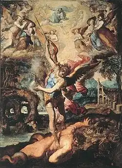 Saint Michel Archange, de Marco dal Pino (1573).