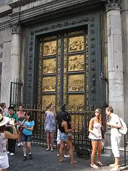 Porte du Paradis du Baptistère Saint-Jean.