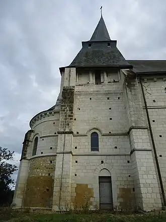 Vue nord du chœur de l'église Saint-Martin.