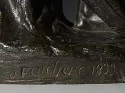 signature de Jean-Jacques Feuchère