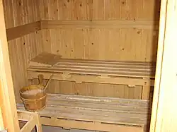 Le sauna, composante forte et emblématique de la culture finlandaise.